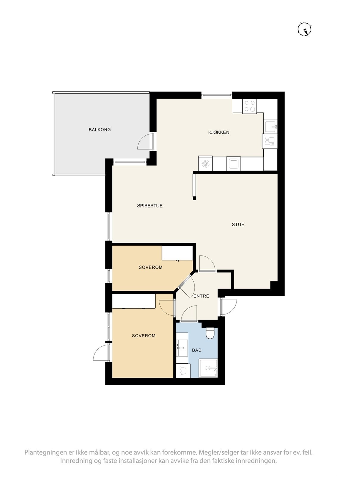 2. etasje, leilighet 3 Galleribilde