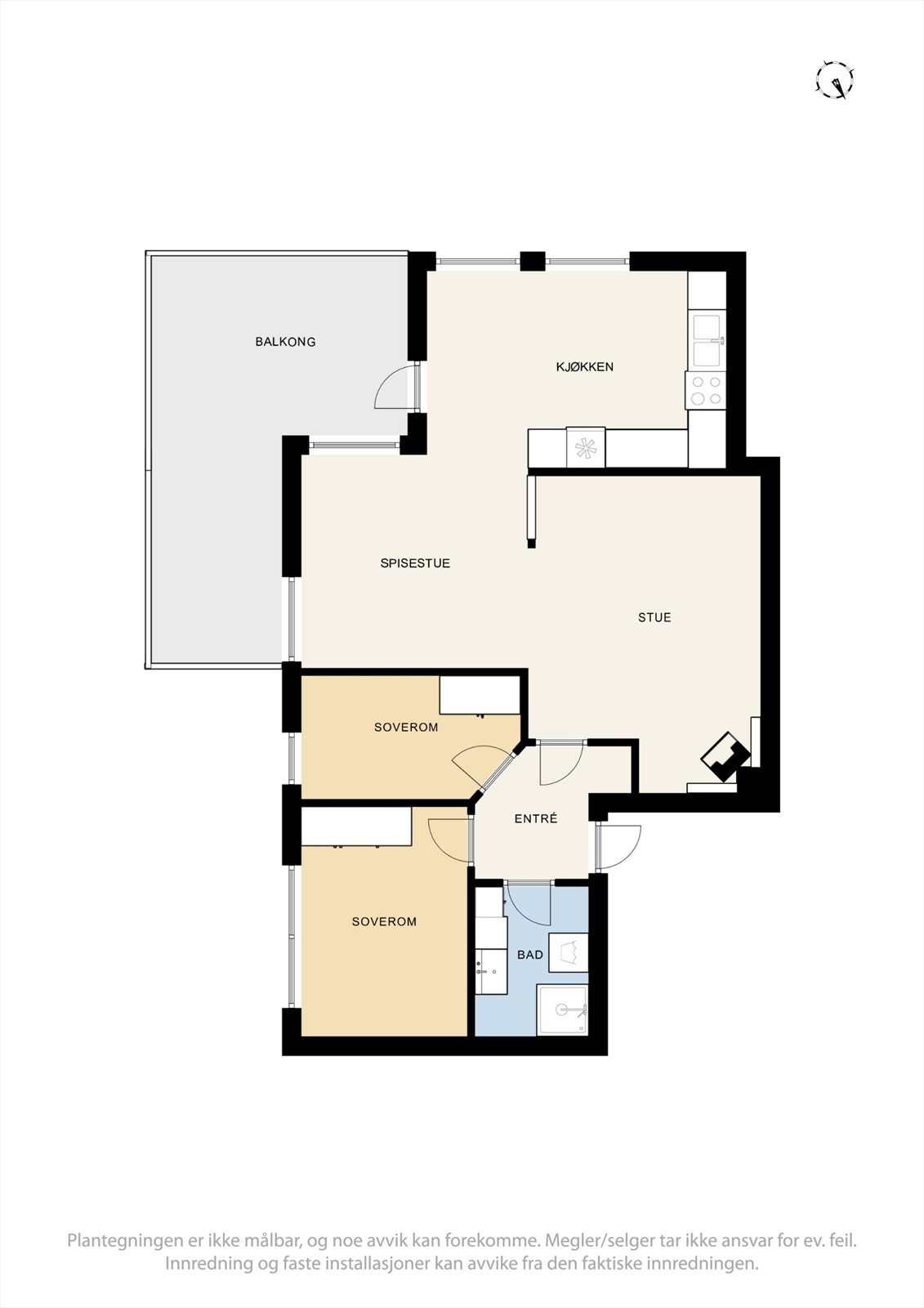 1. etasje, leilighet 1 Galleribilde