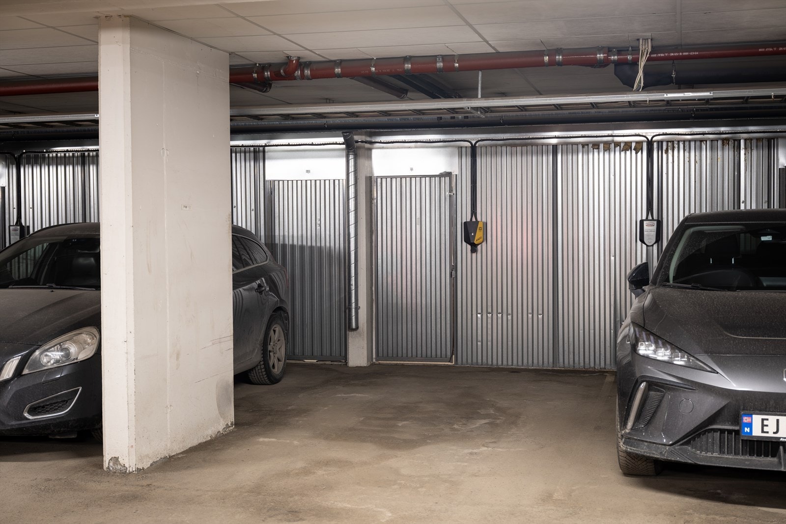 Det medfølger også fast p-plass i parkeringskjeller med el-billader. Galleribilde