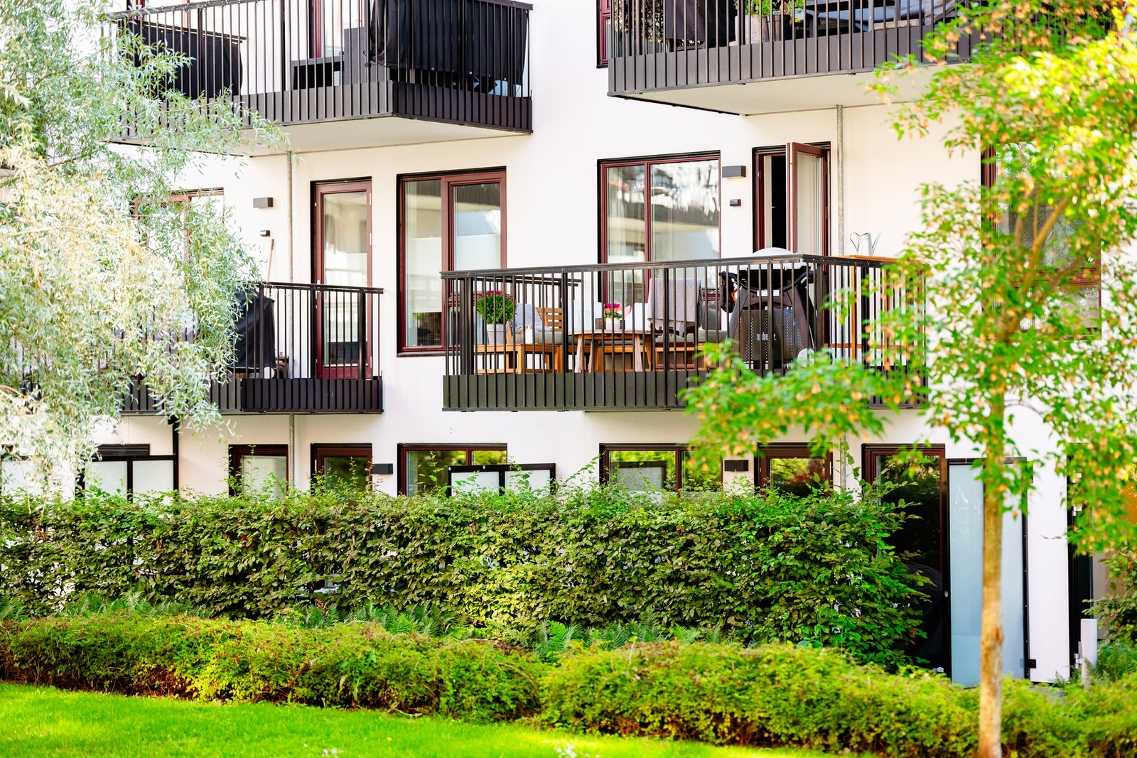 Krydderhagen er kjent for sine pene, grønne områder mellom bebyggelsen. Galleribilde