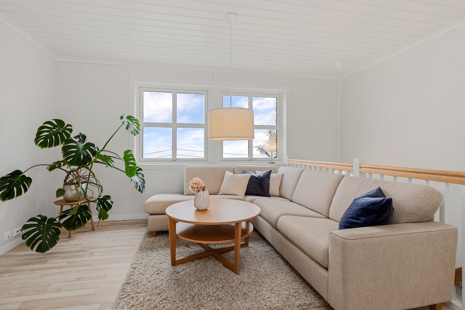 Lyse fine overflater gir en luftig følelse. Galleribilde