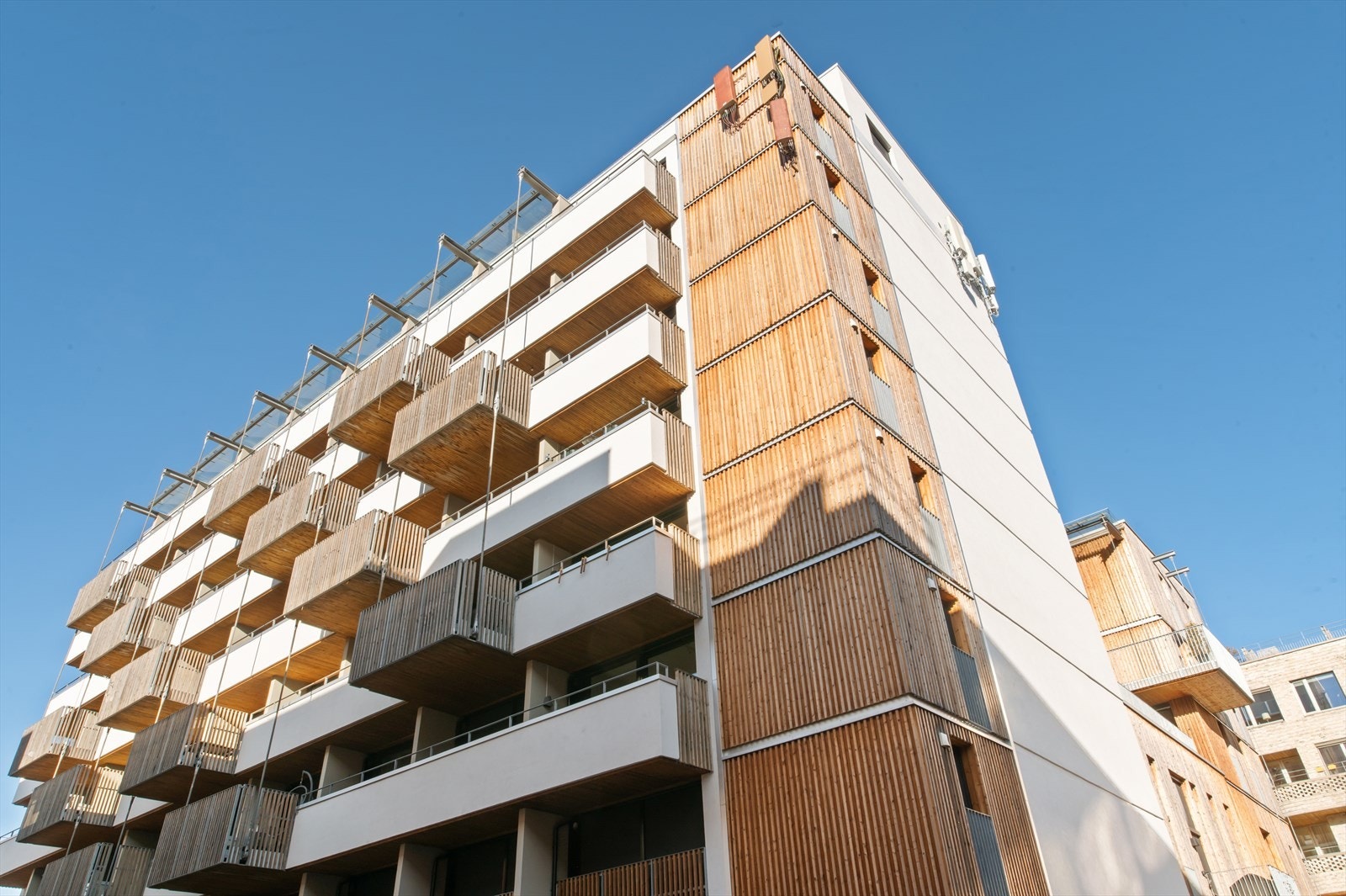 Fasade, inngangspartiet er på baksiden av bygget. Galleribilde