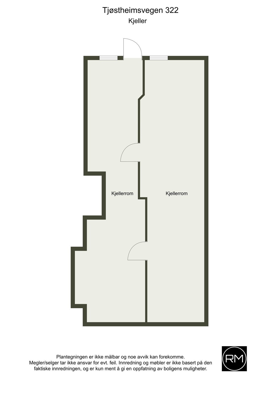 Plantegning kjeller Galleribilde