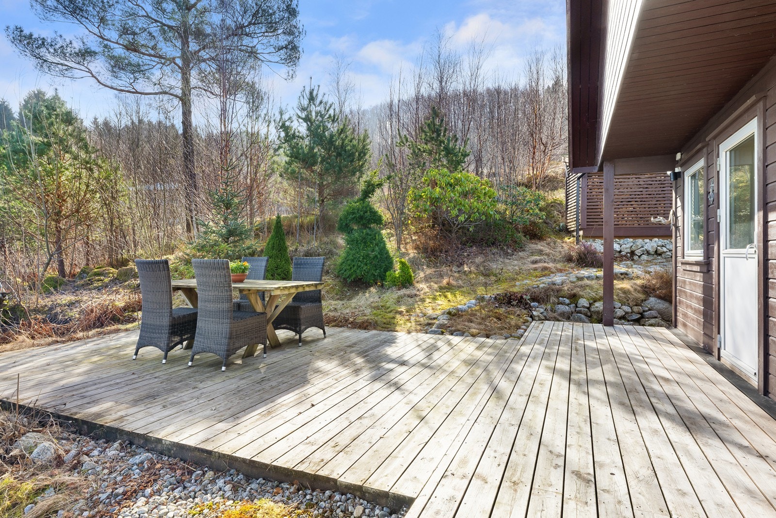 Her er det tilrettelagt for lange sommerdager og sosiale sammenkomster Galleribilde