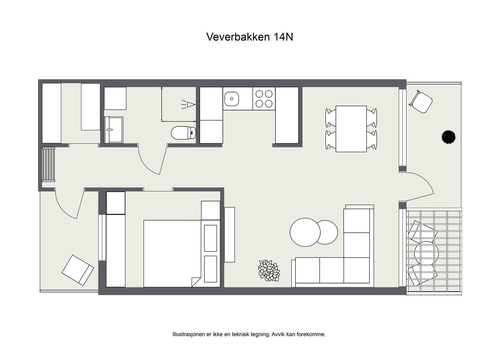 Plantegning Galleribilde