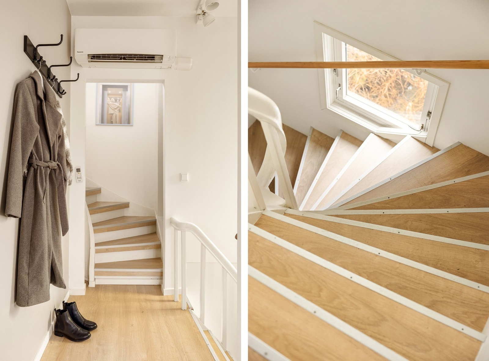 I entrè/mellomgangen er det installert varmepumpe, som bidrar til et behagelig inneklima året rundt. Vi beveger oss så videre opp til loftet. Galleribilde