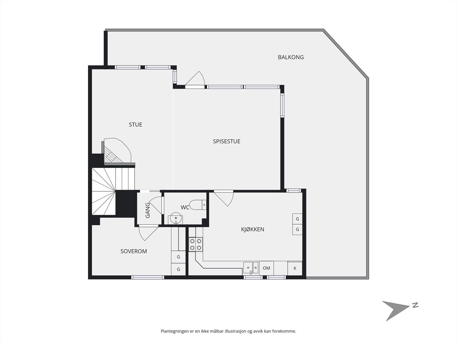 Planskisse Galleribilde