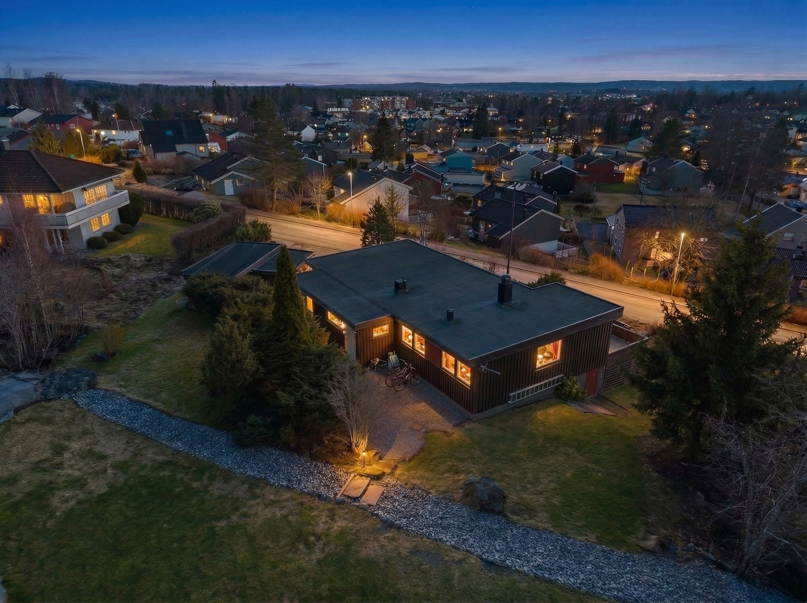 Dronefoto Galleribilde