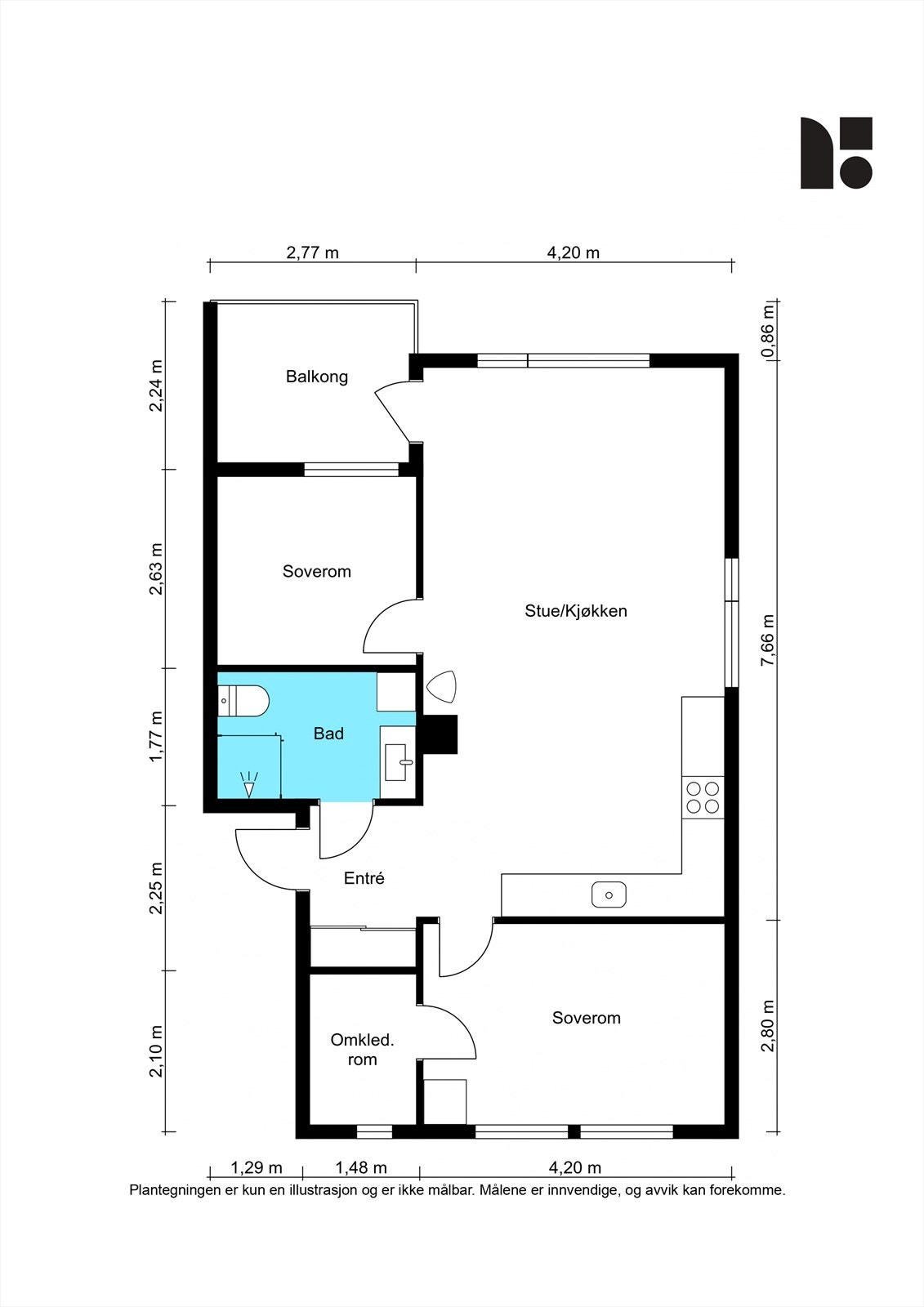 Plantegning. Galleribilde