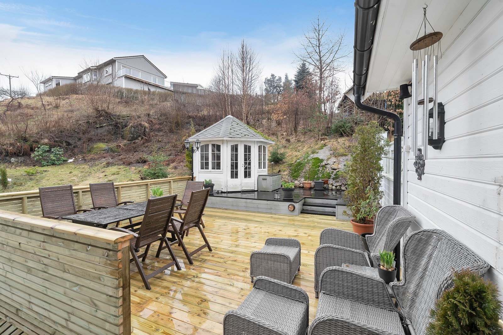 Stor terrasse Galleribilde