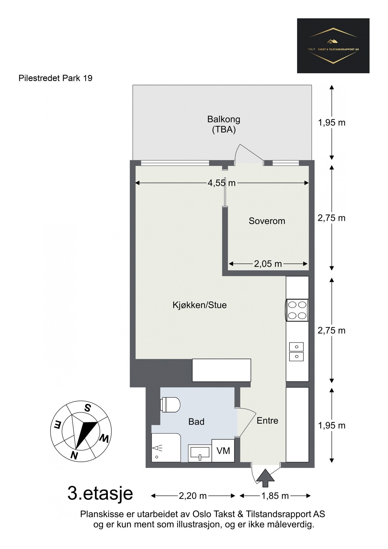 Plantegning Galleribilde