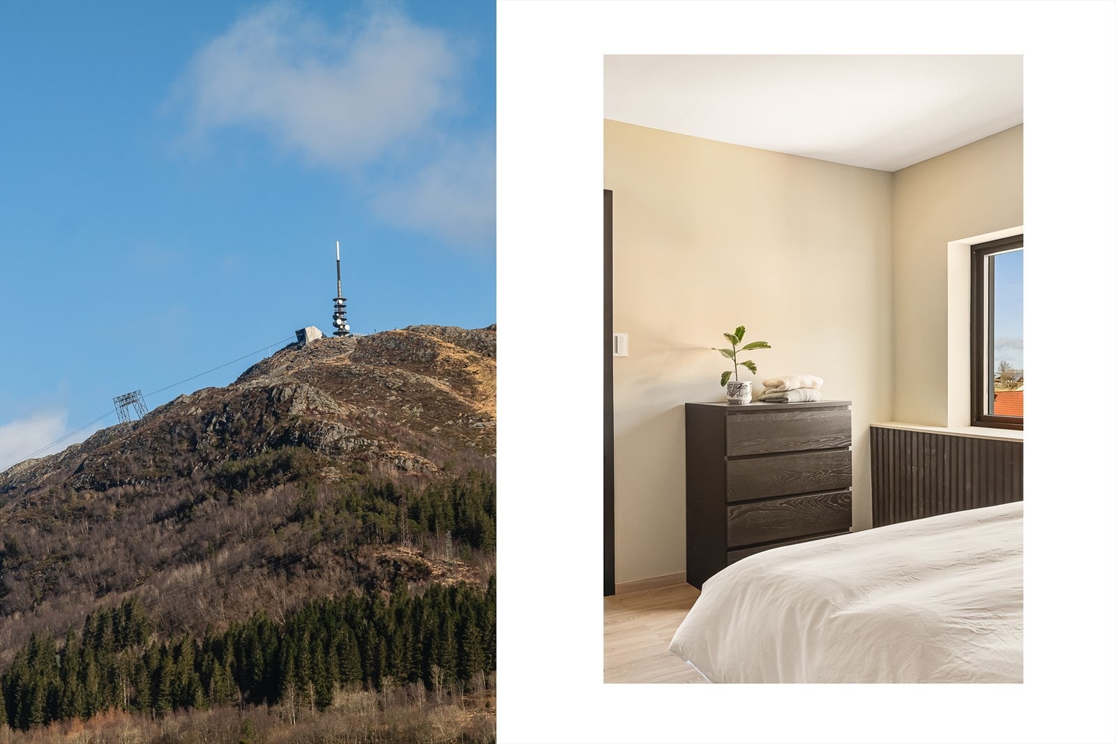 Utsikt hovedsoverom Galleribilde