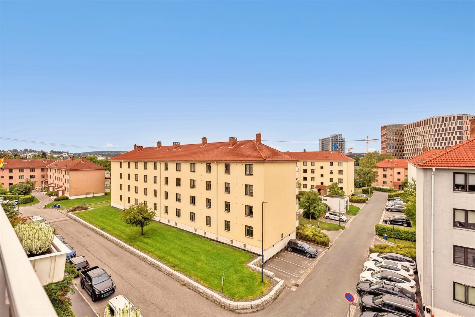 Utsyn fra balkongen Galleribilde