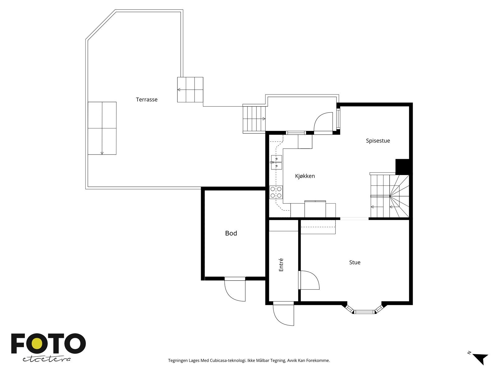 Plantegning hovedetasjen Galleribilde