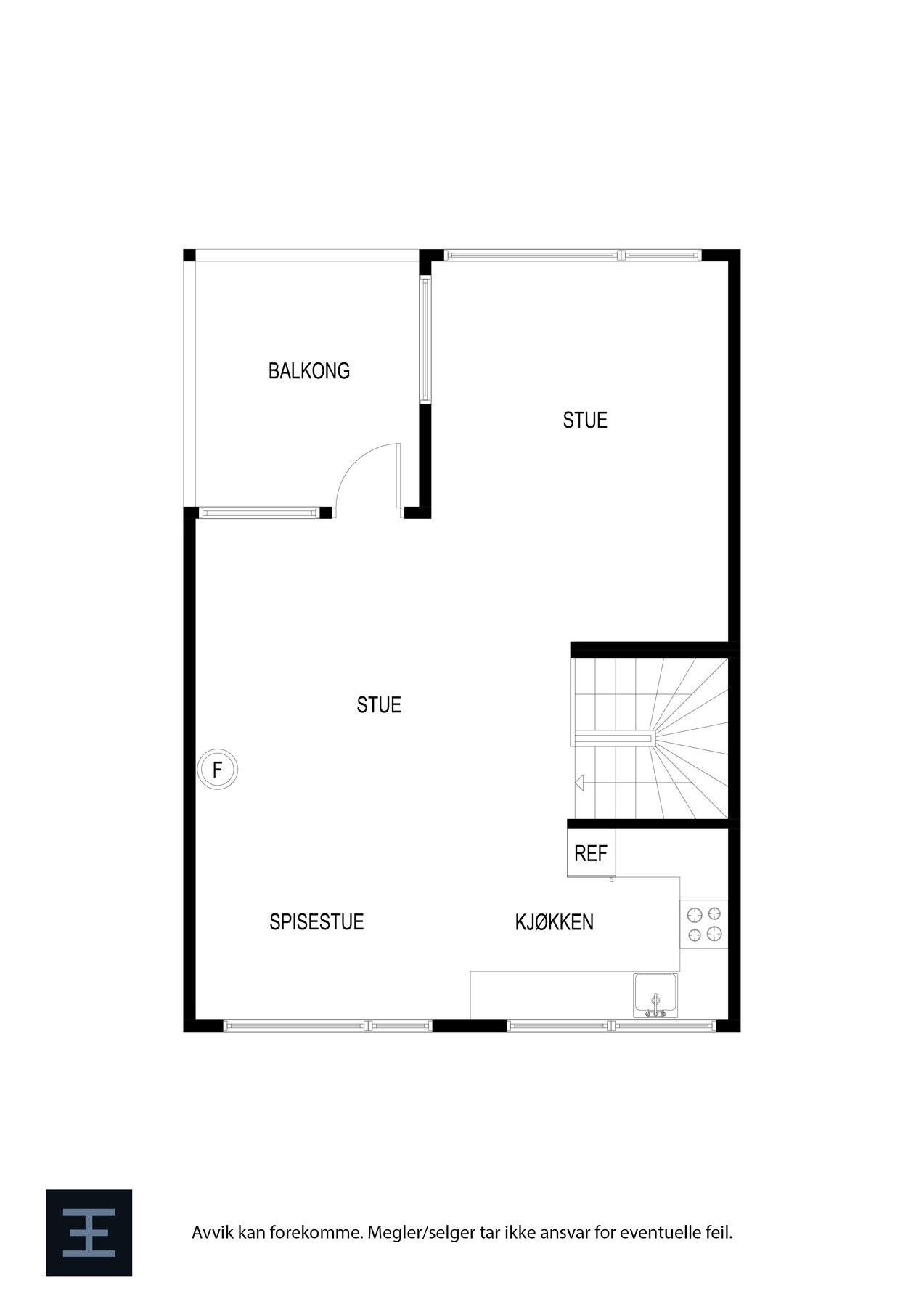 Plantegning - 2. etasje. Galleribilde