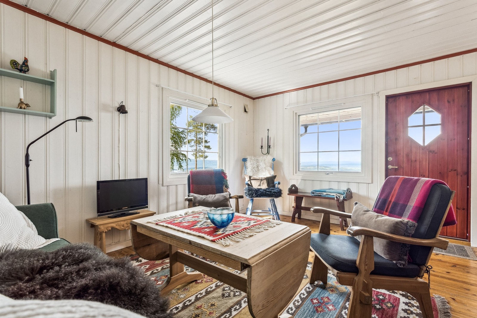 Velkommen inn til denne koselige stuen! Galleribilde
