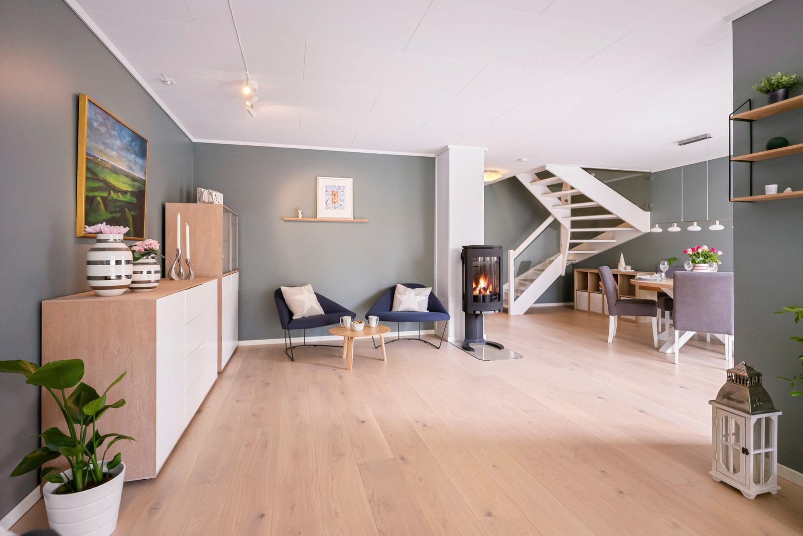 Her ble det lagt nytt gulv i 2021 Galleribilde