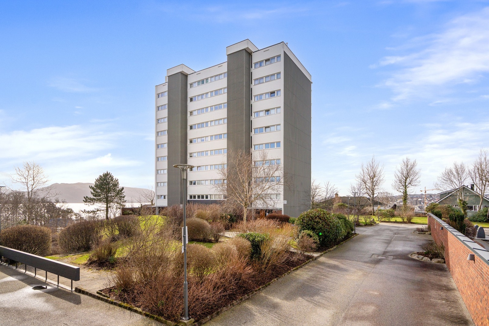 Pent opparbeidet uteområde Galleribilde