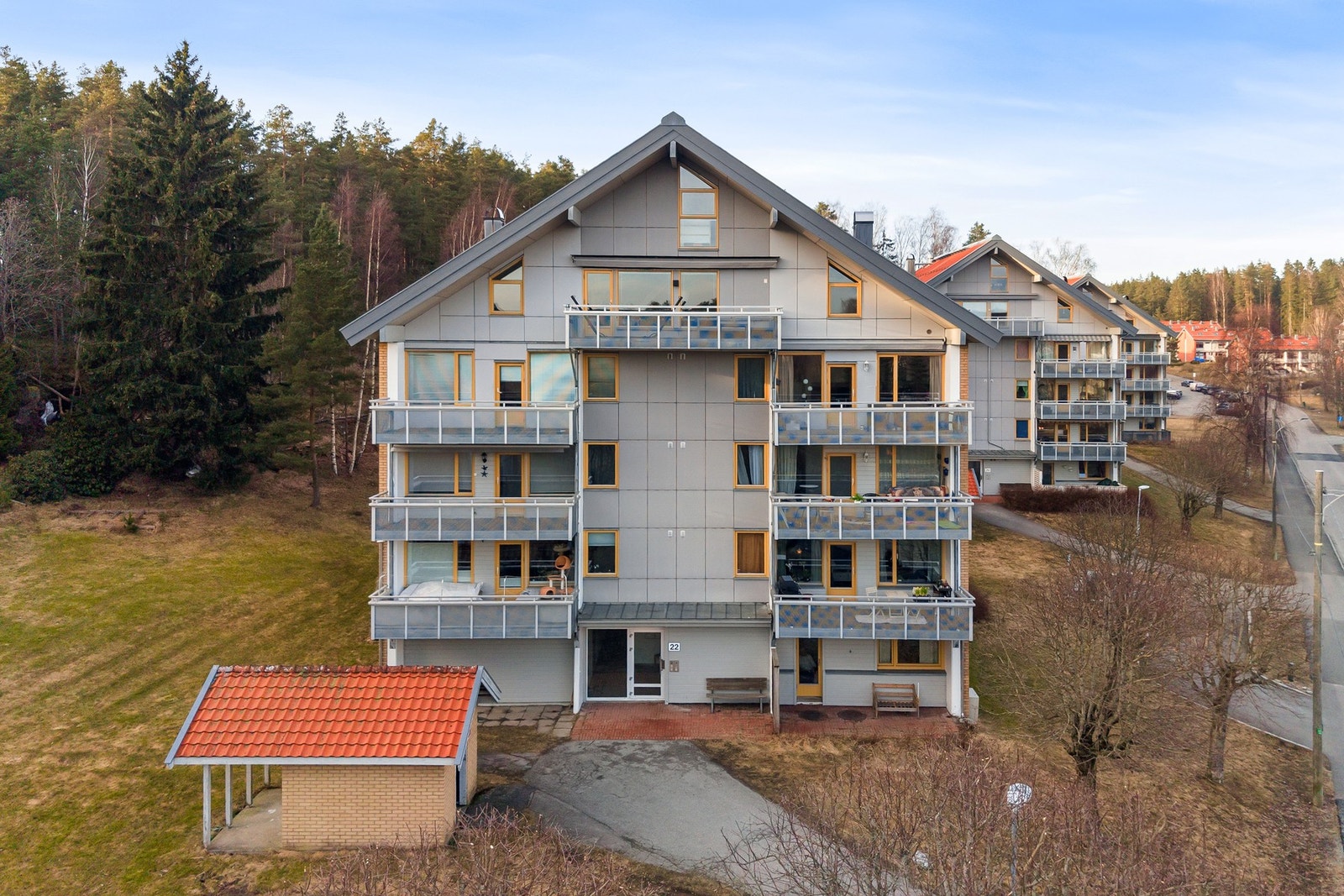 Kongeveien 22 - fasade Galleribilde