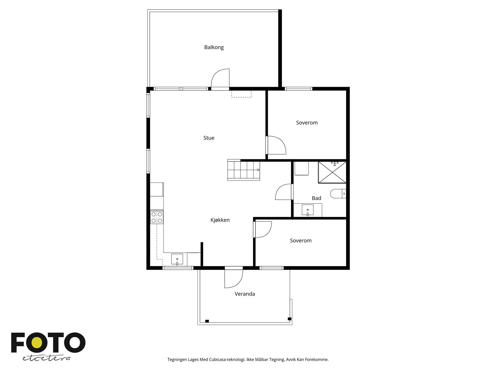 Plantegning 2 etg. Galleribilde