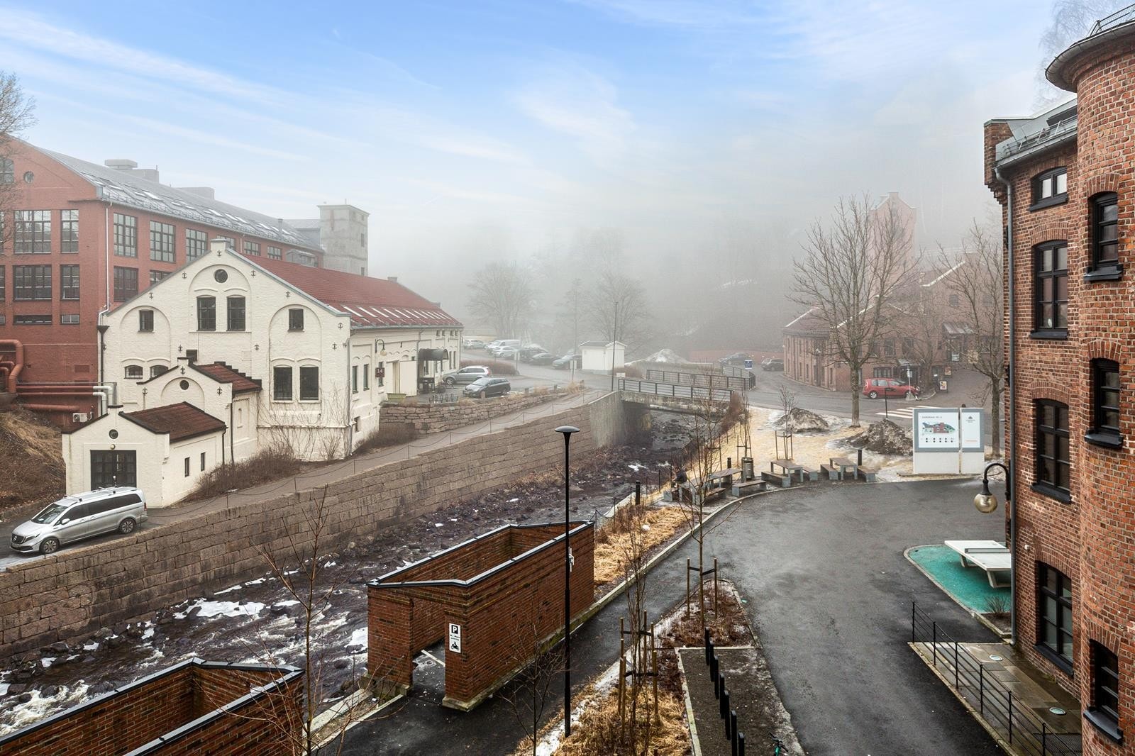 Lys og koselig leilighet. Utsikt over akerselven Galleribilde