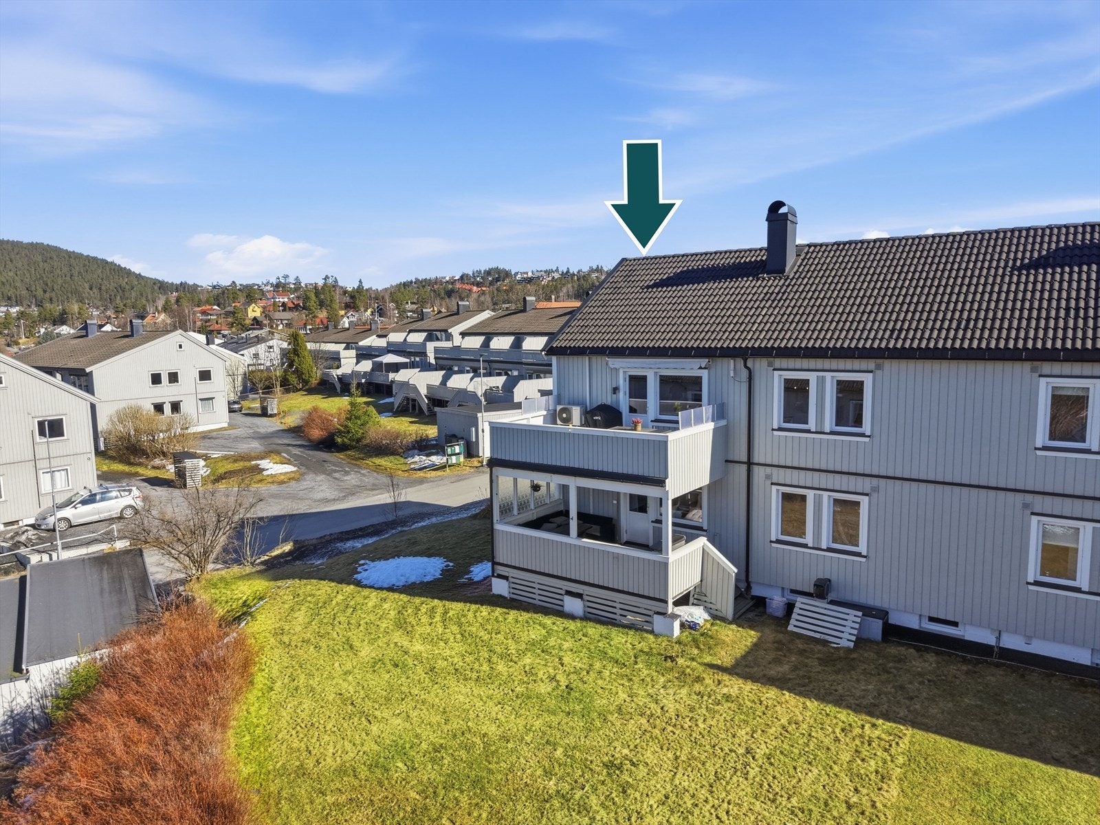 Utvendig fasade. Galleribilde