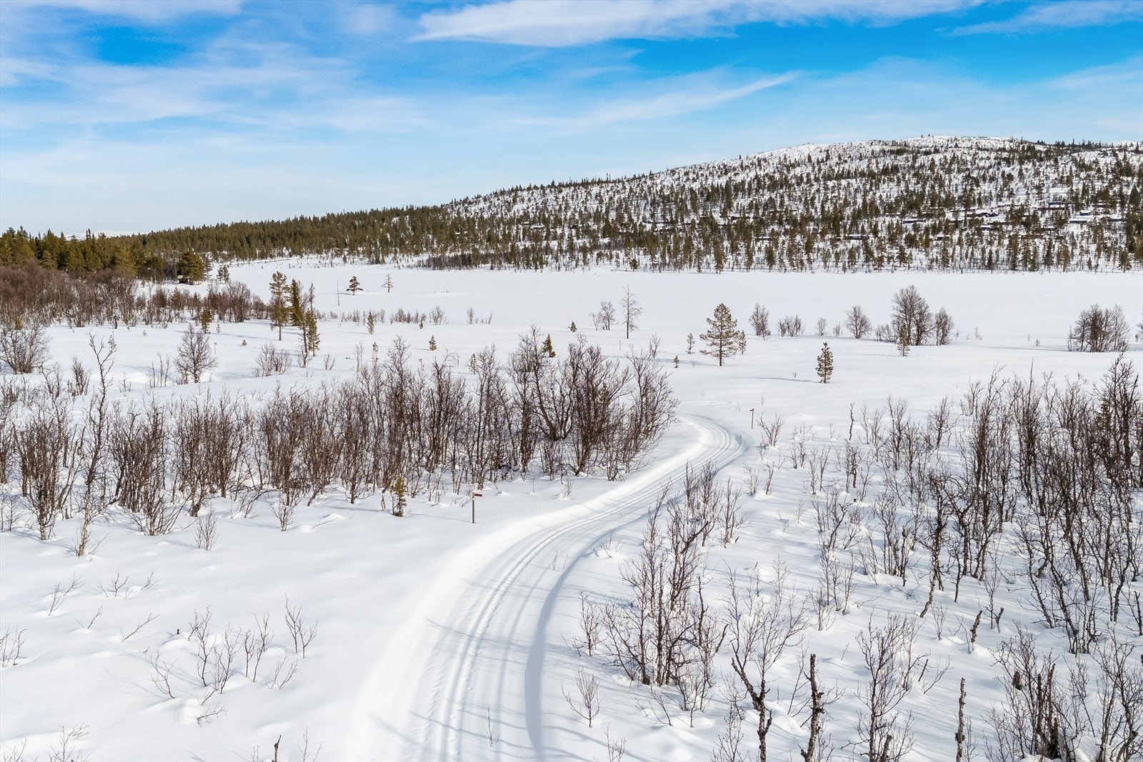 Flotte turområder både sommer som vinter og fine oppkjørte løyper i nærheten av hytta Galleribilde