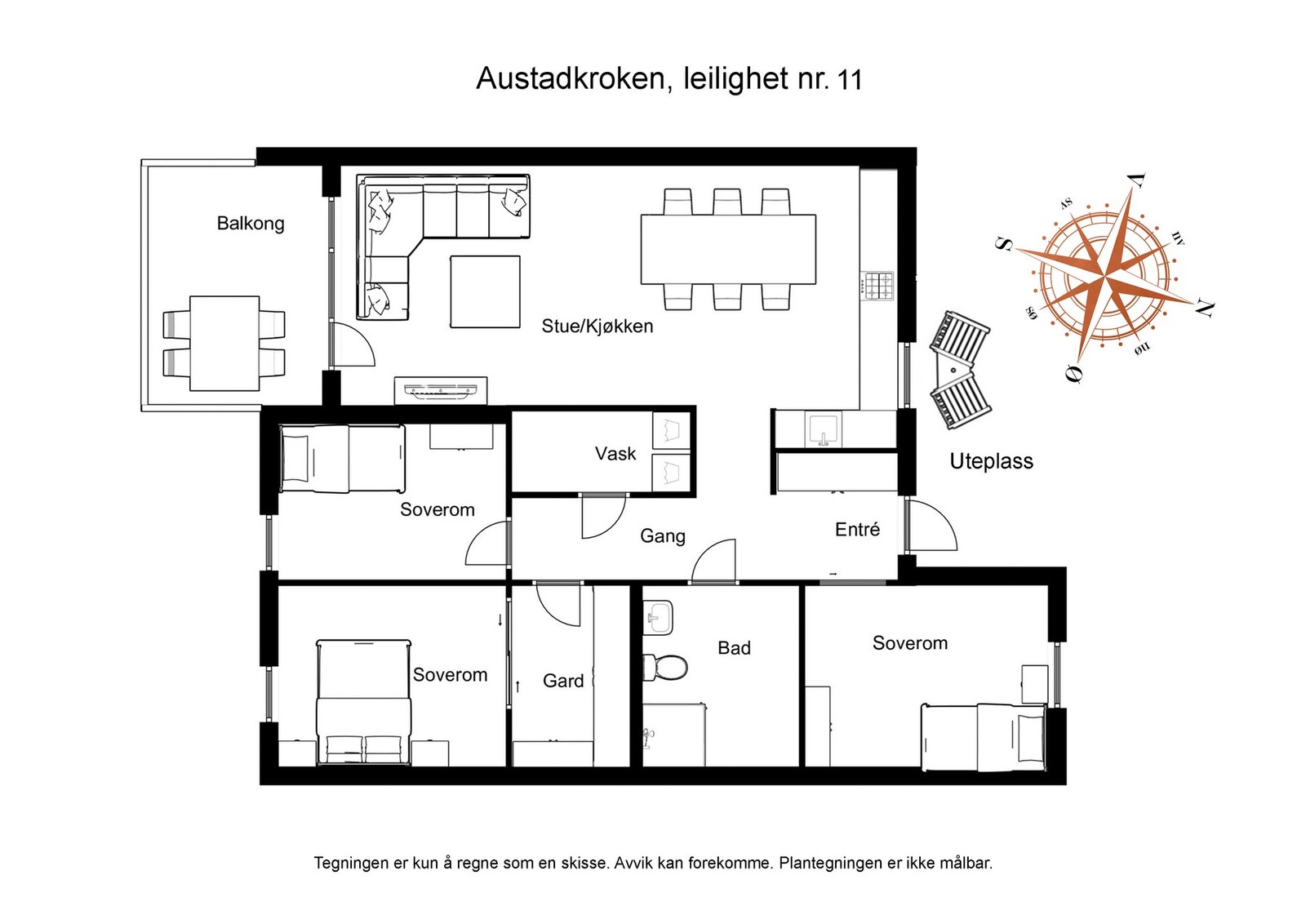 Plantegning Galleribilde