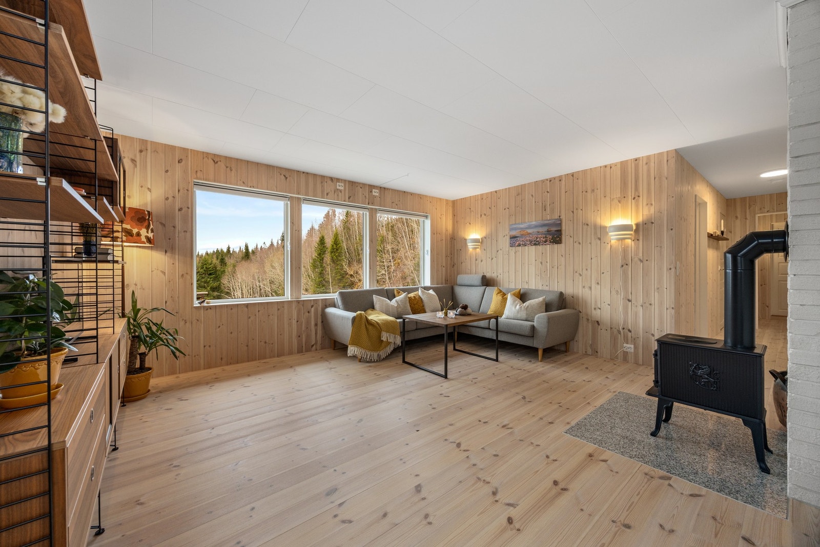 Det er god plass til sittegruppe Galleribilde