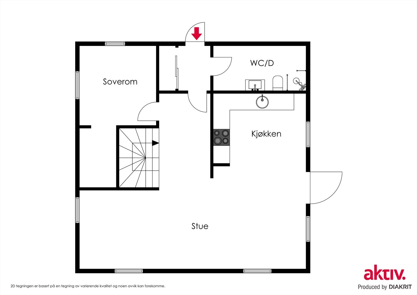 Plantegning Galleribilde