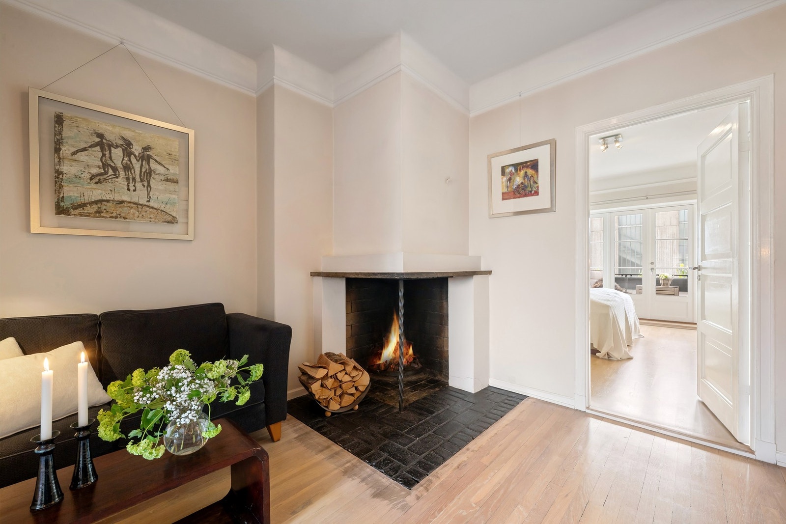 Peisen gir både varme og kos. Galleribilde