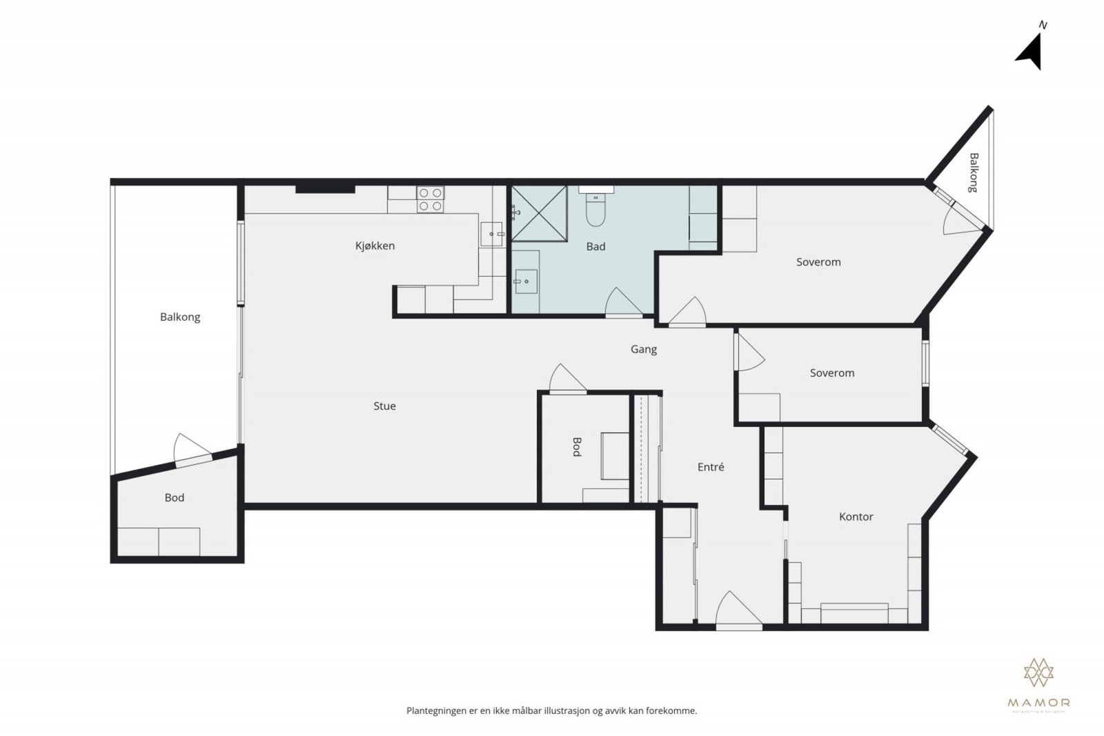 Planløsning Galleribilde