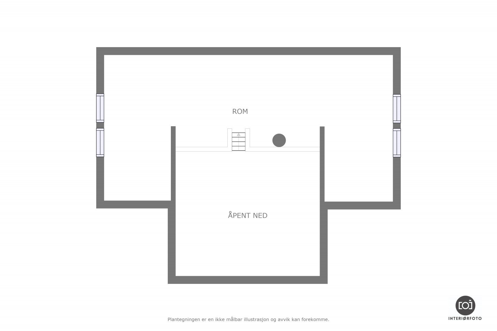 Planskisse Galleribilde