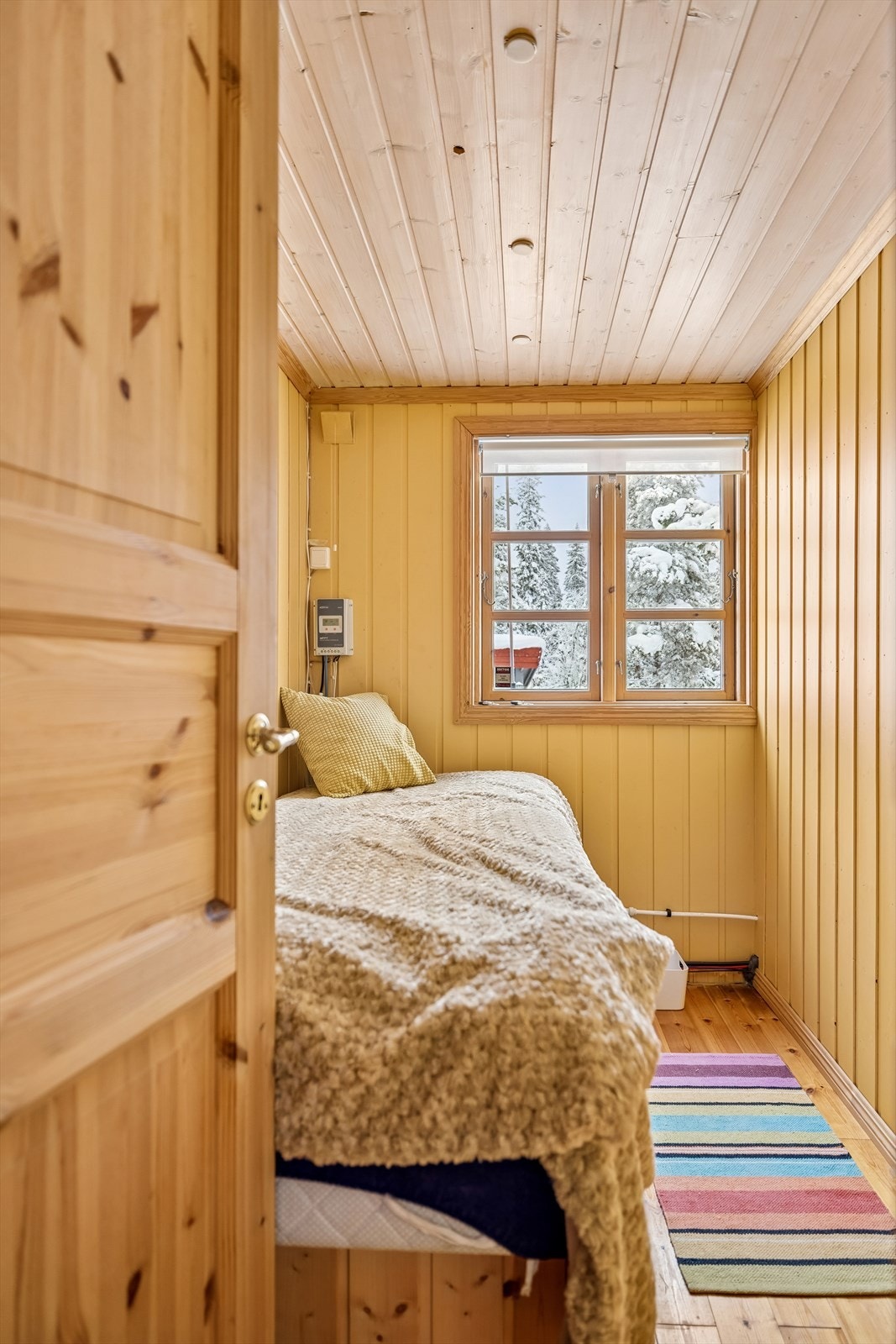 Det tredje soverommet er lunt og har plass til enkeltseng eventuelt en køyeseng. Galleribilde