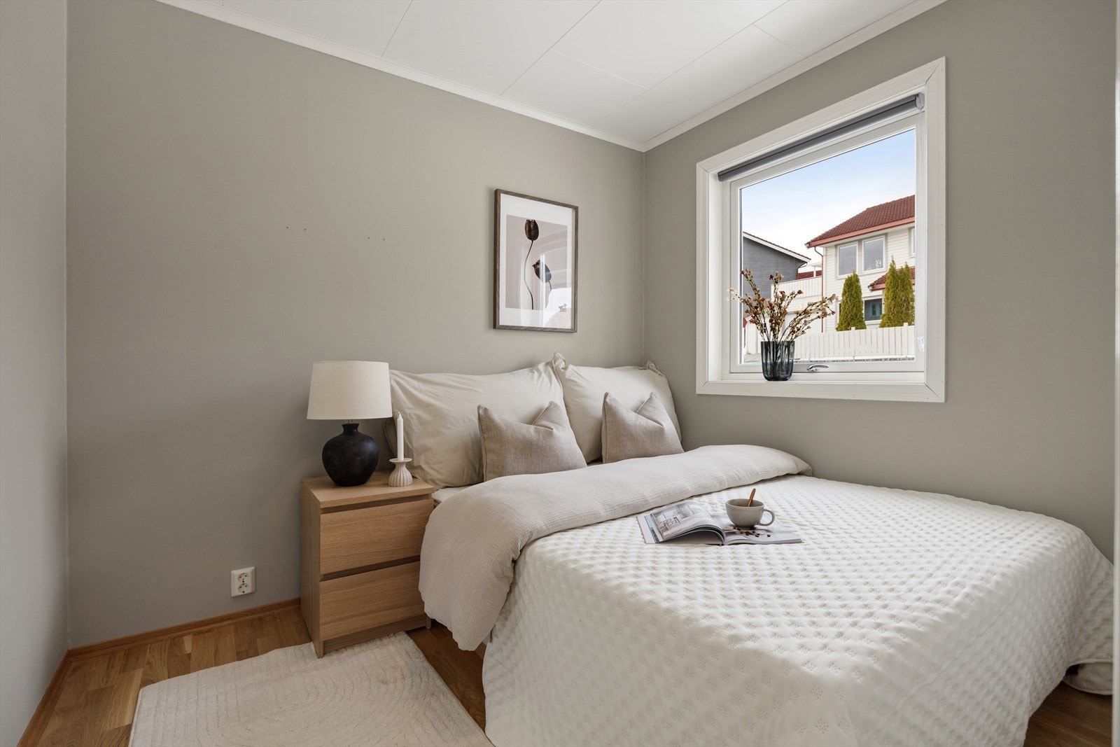 Det tredje soverommet har også en fin størrelse og vender mot rolige omgivelser. Galleribilde