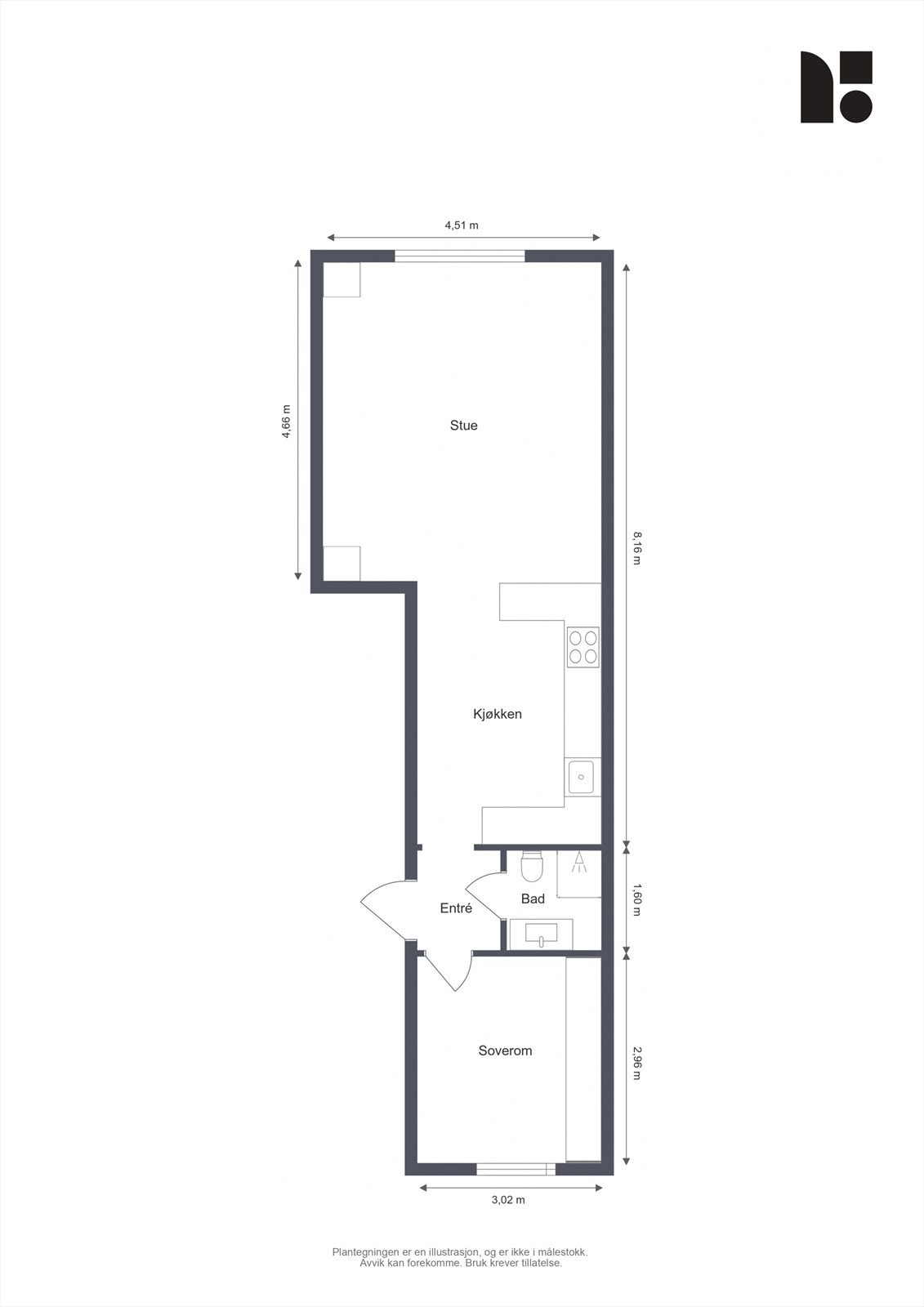 Plantegning Galleribilde