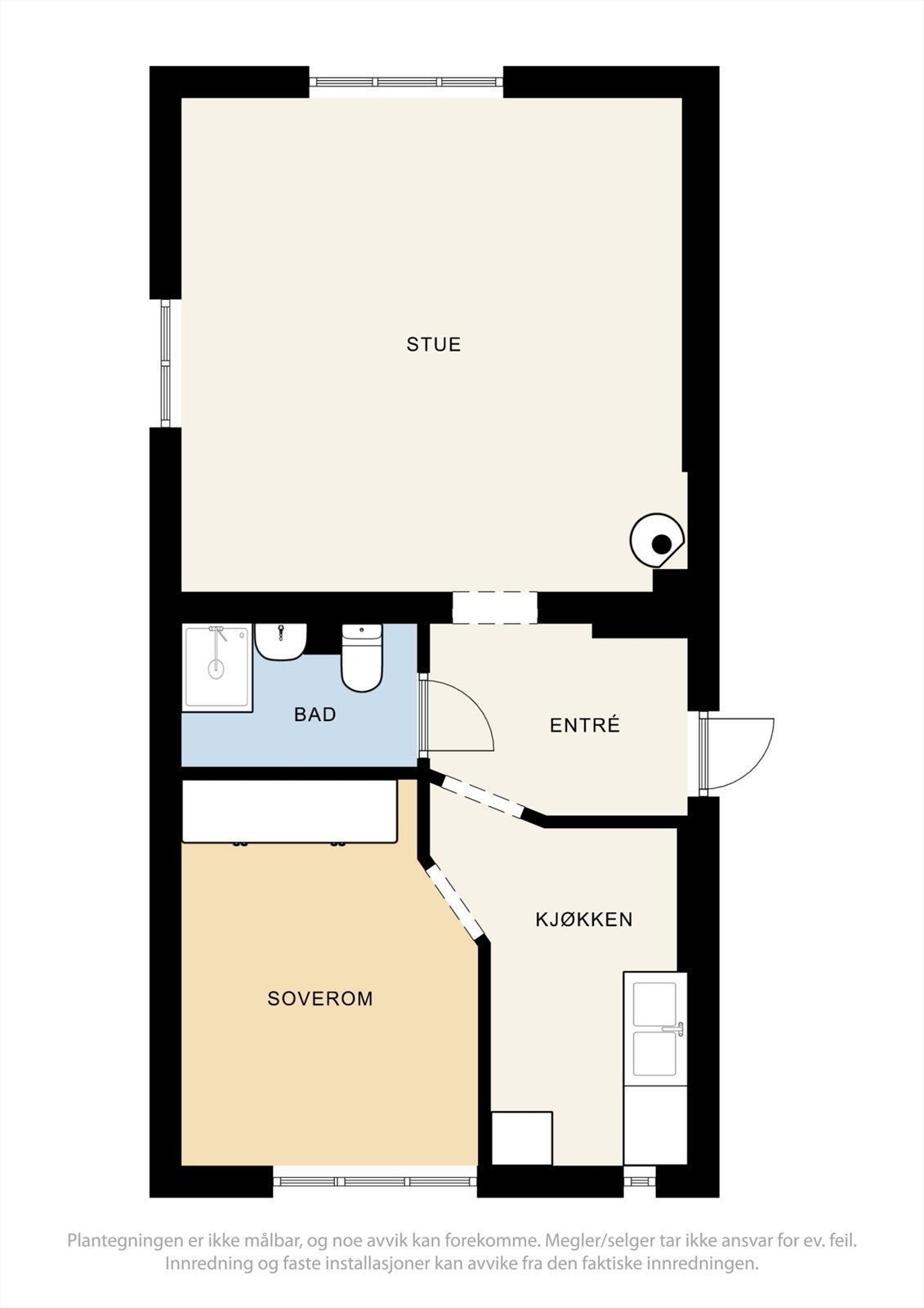 Dagens planløsning. Galleribilde