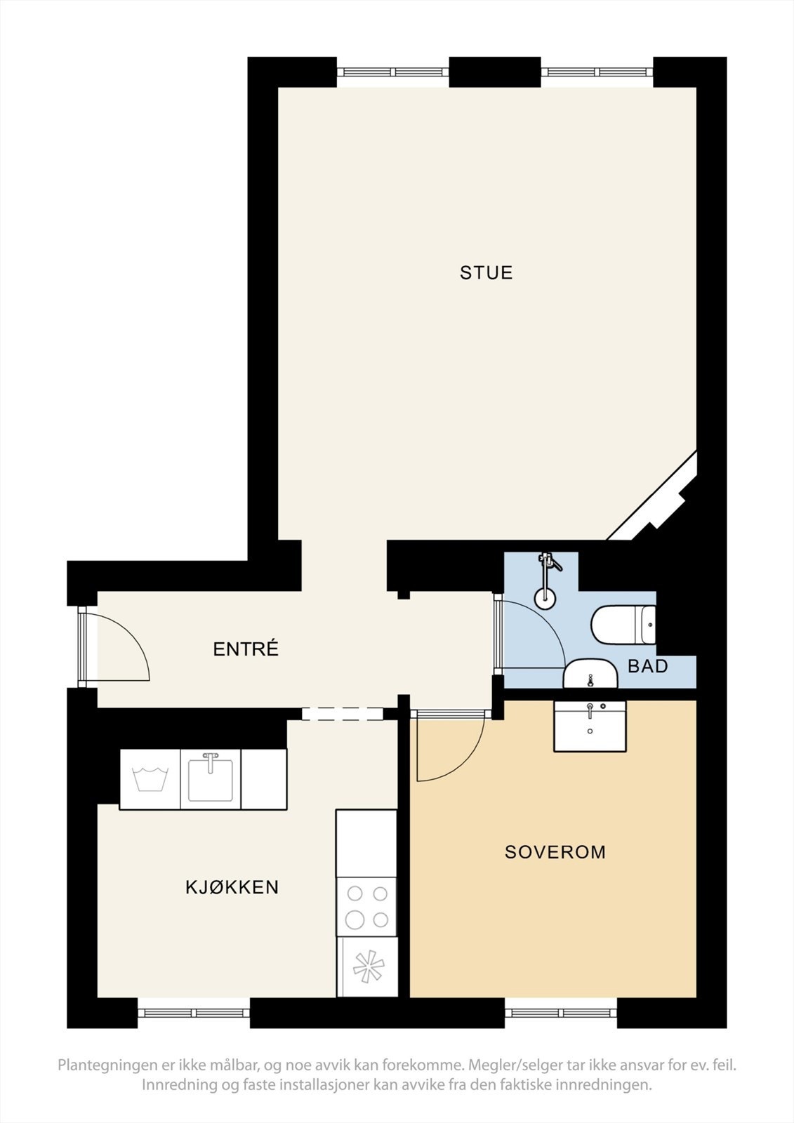 Plantegning. Galleribilde