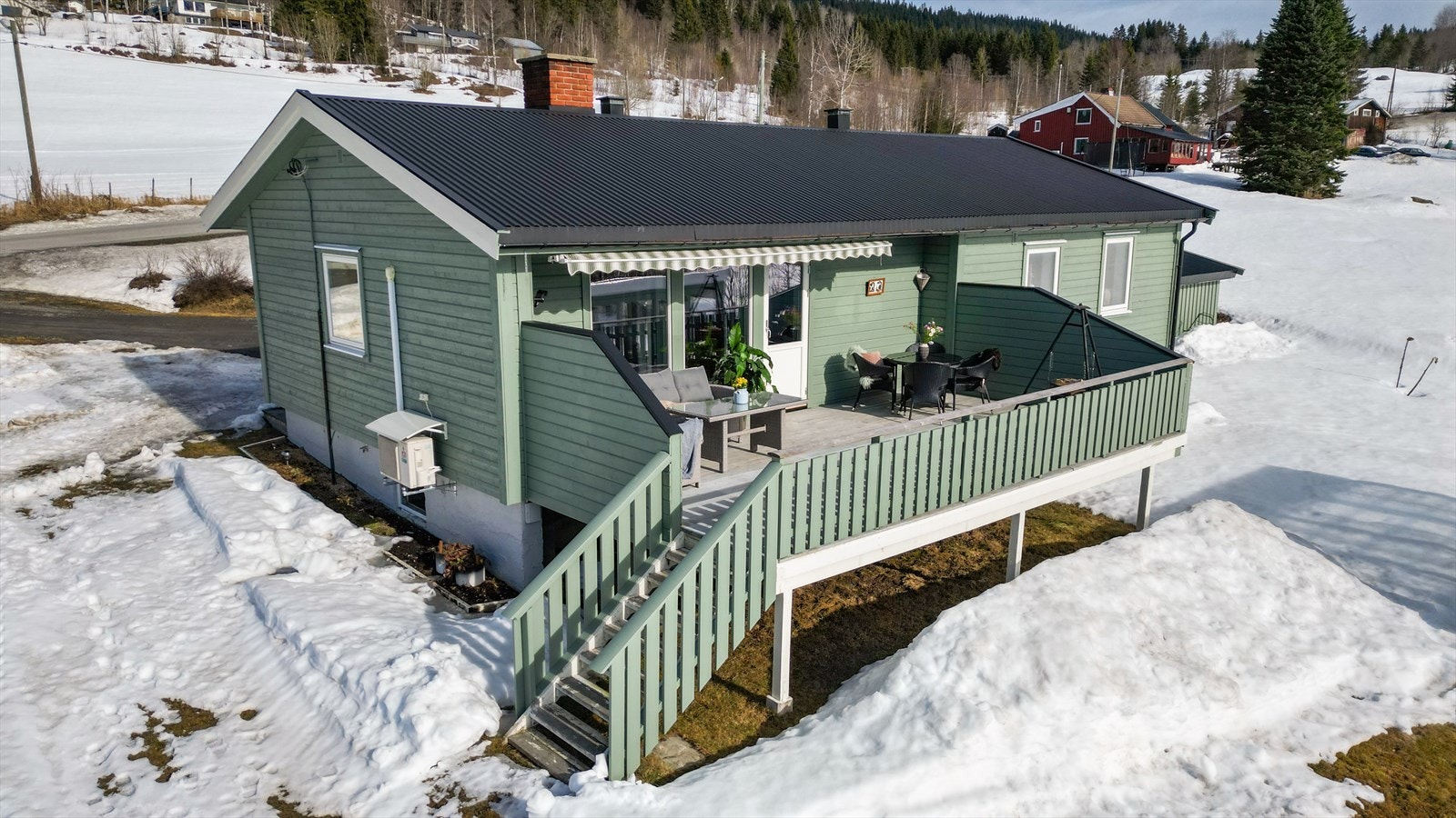 Yttervegger fikk ny kledning og ble etterisolert i 2024. Galleribilde