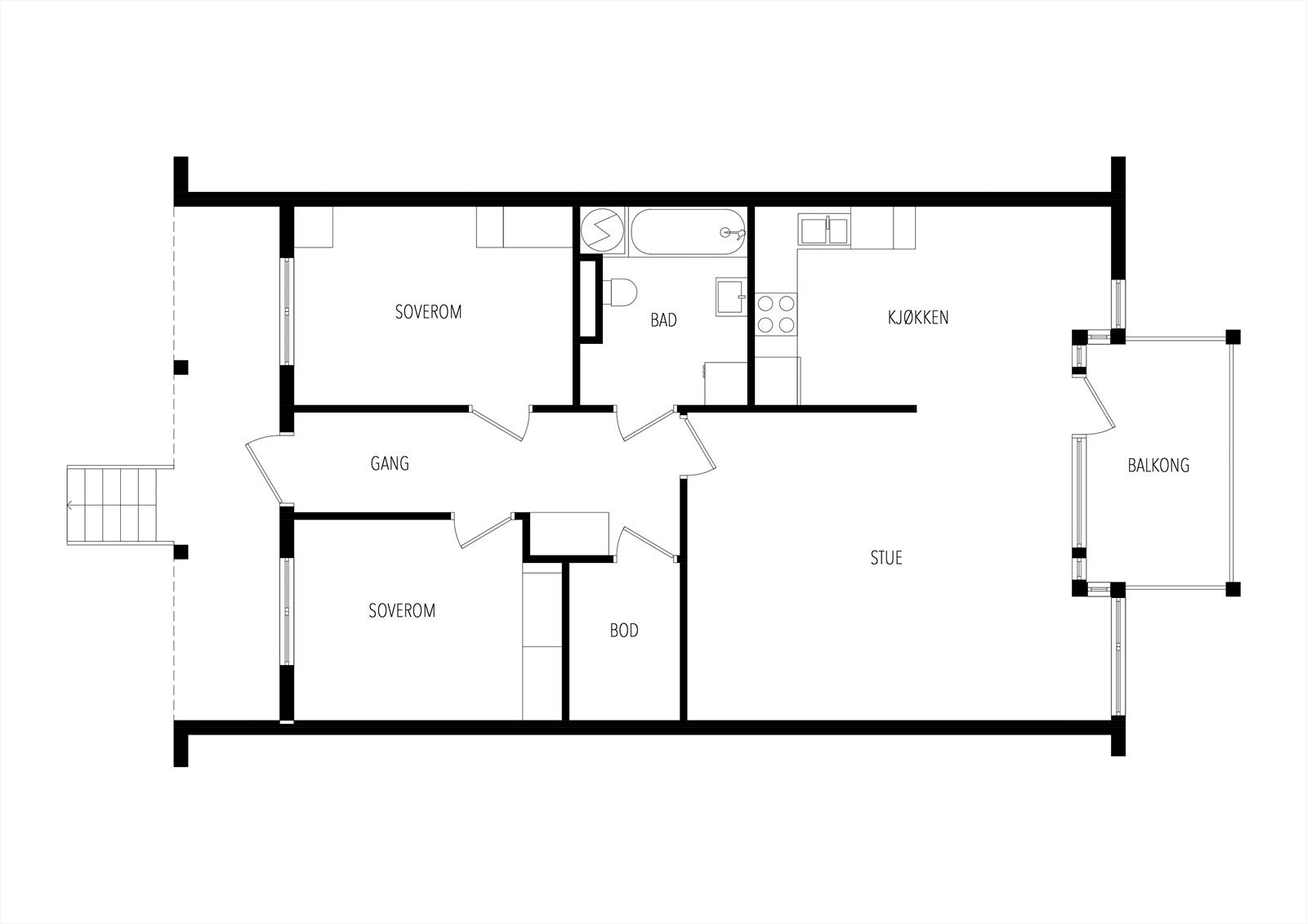 Plantegning Galleribilde