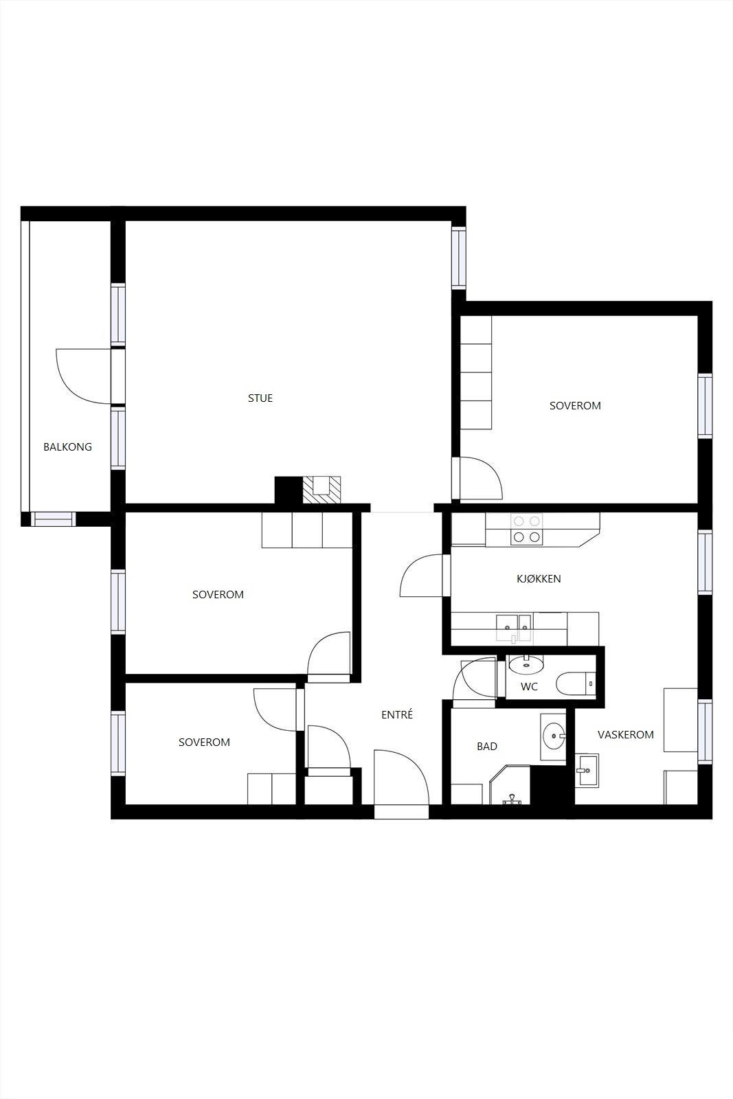 Plantegning Galleribilde