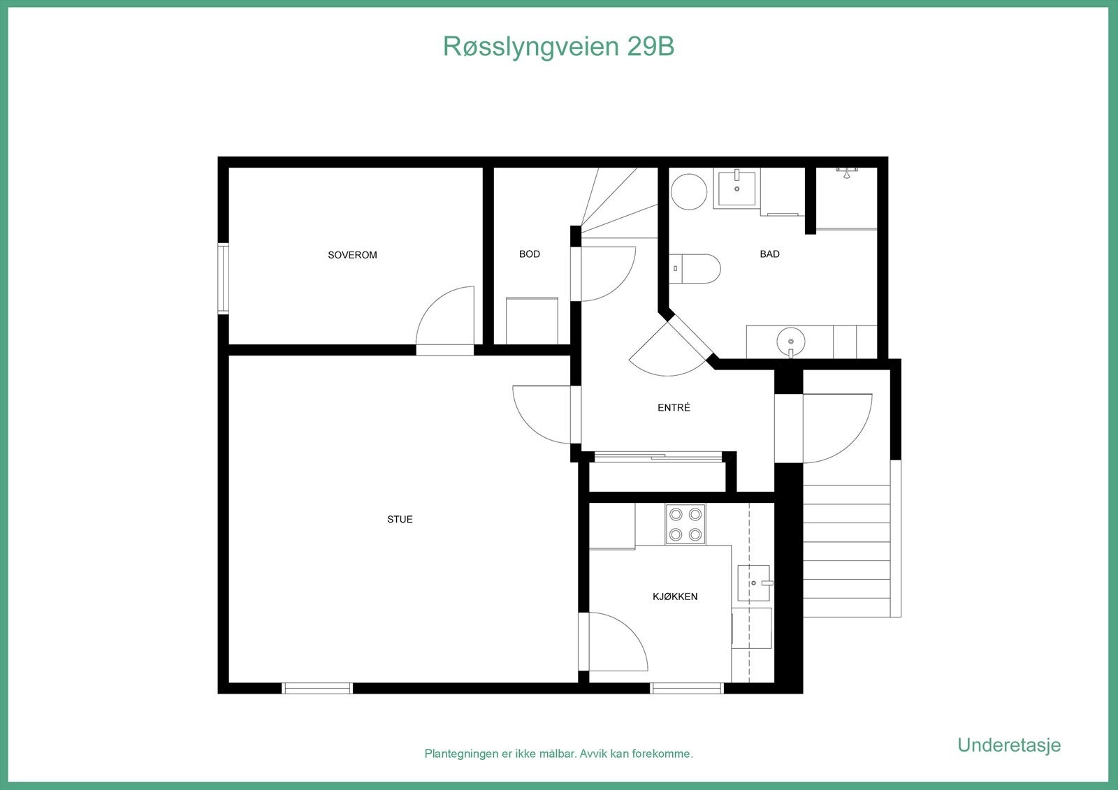 Plantegning kjeller Galleribilde