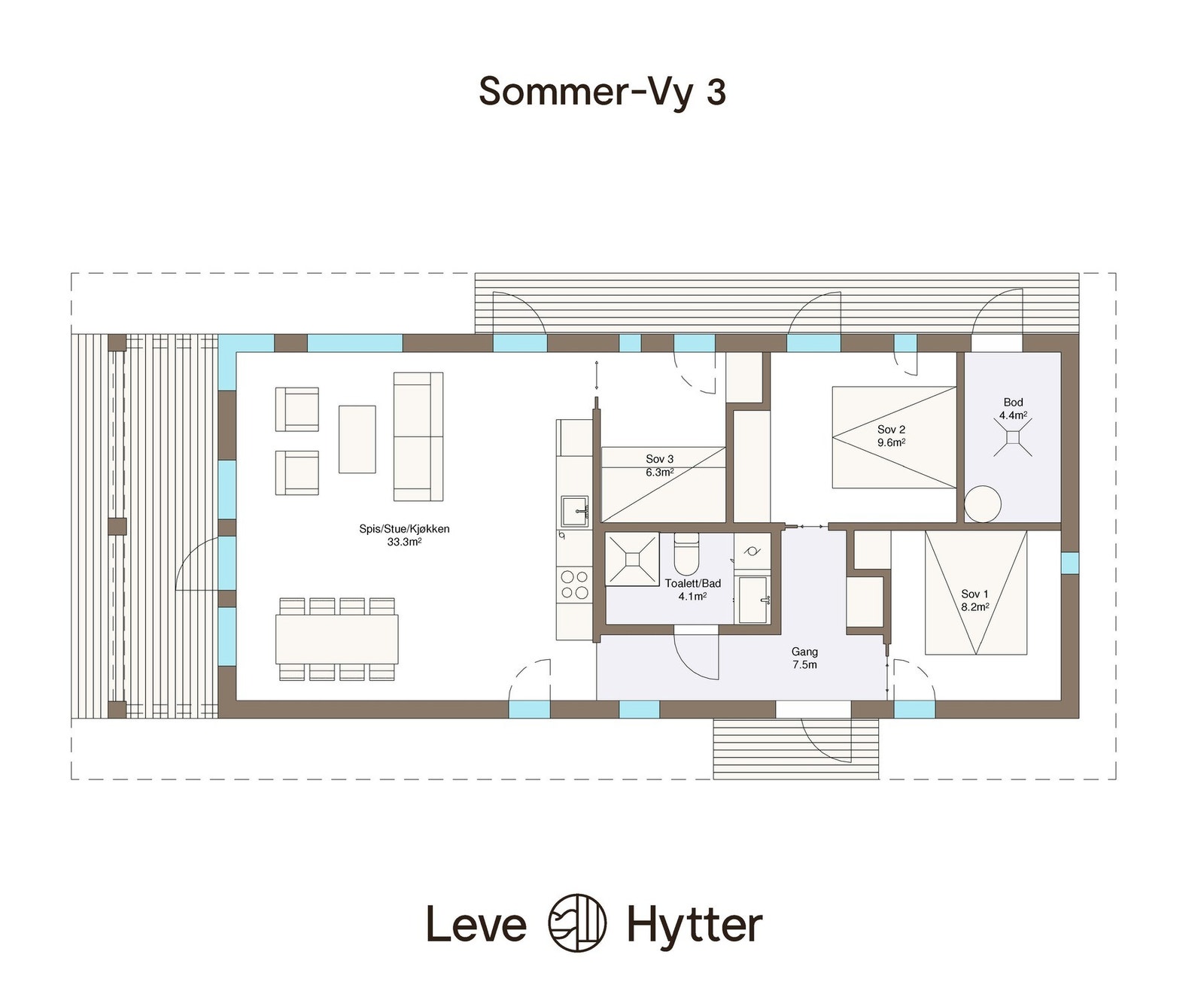 Plantegning Sommer-Vy3 Galleribilde