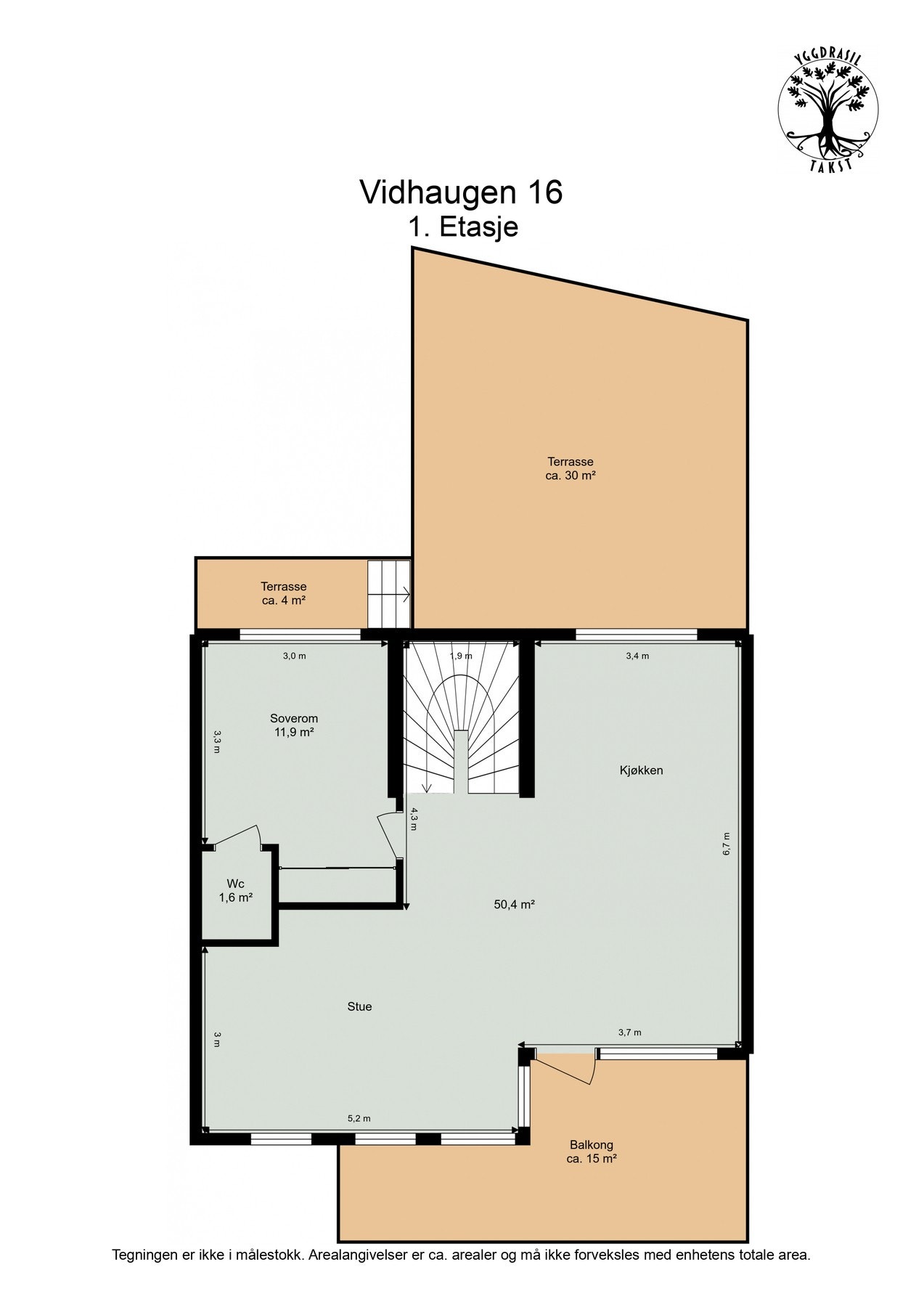 Planskisse 1. etasje Galleribilde