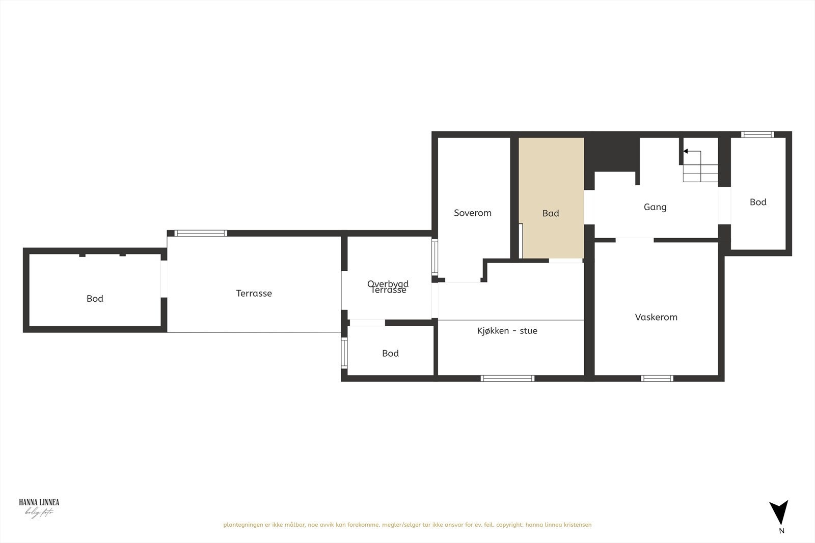 Plantegning kjelleretg Galleribilde