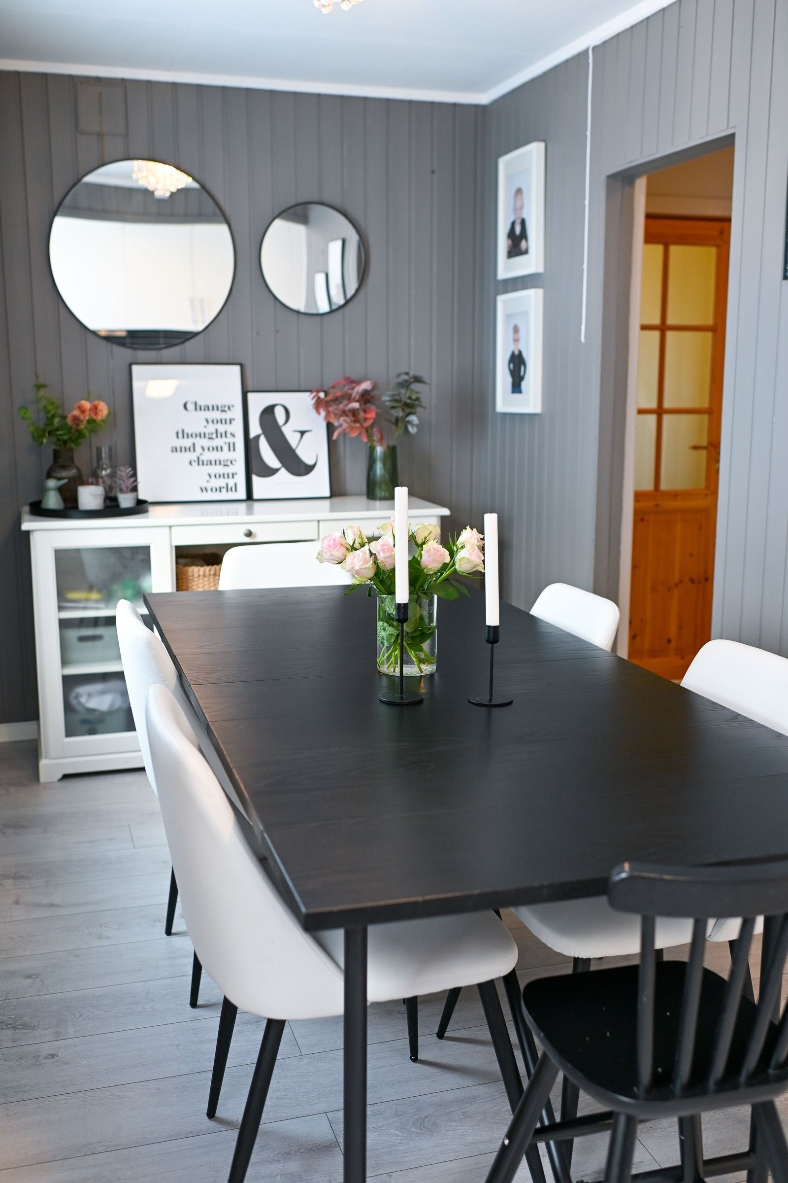 Spisestue ut mot yttergang Galleribilde