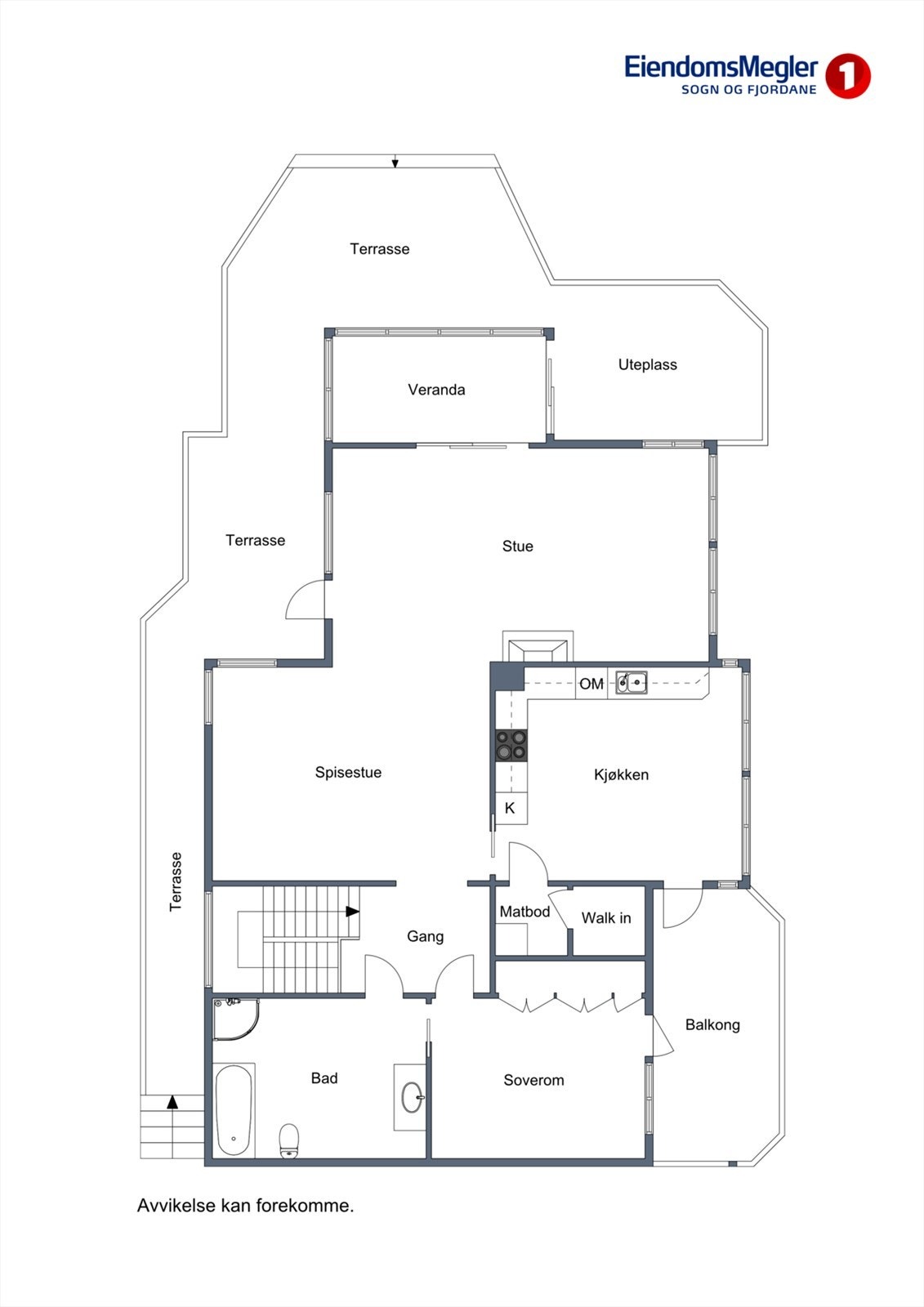 Planillustrasjon 2. etasje Galleribilde