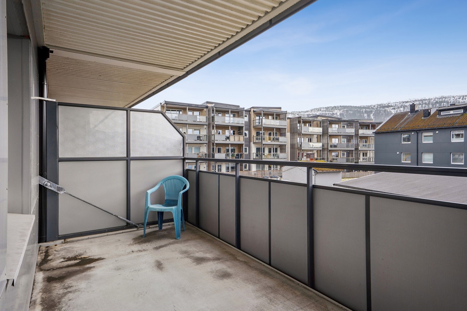 Balkongen er på 9 kvm Galleribilde