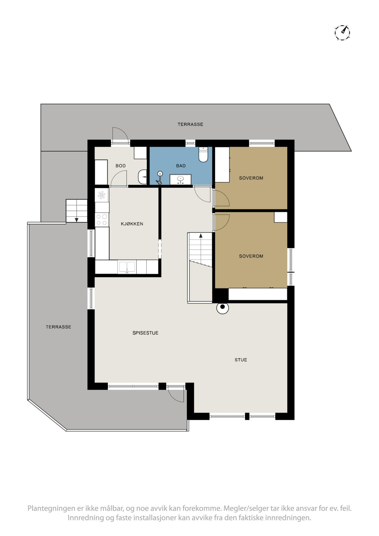 Plantegning 2.etasje Galleribilde