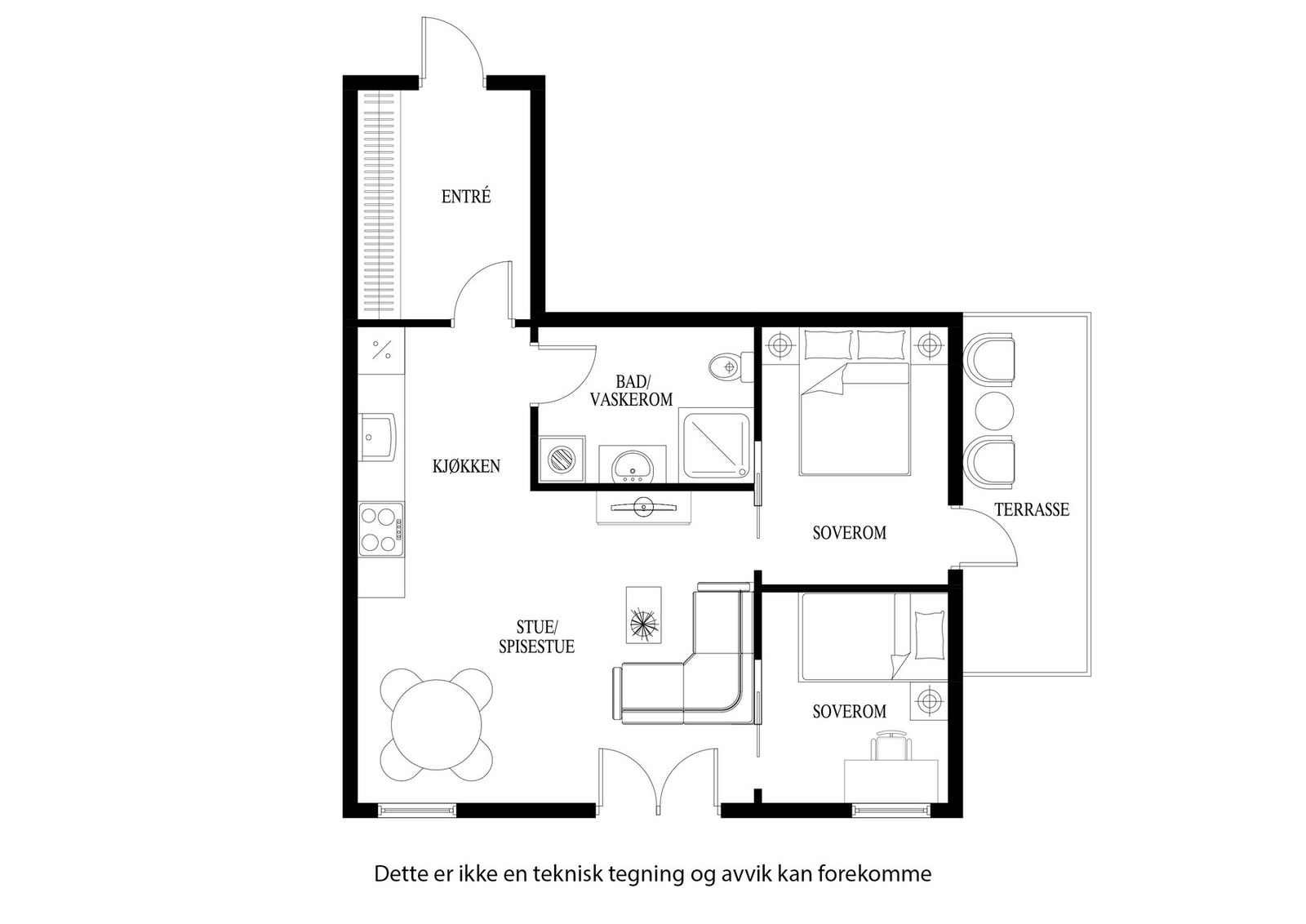 Plantegning Galleribilde